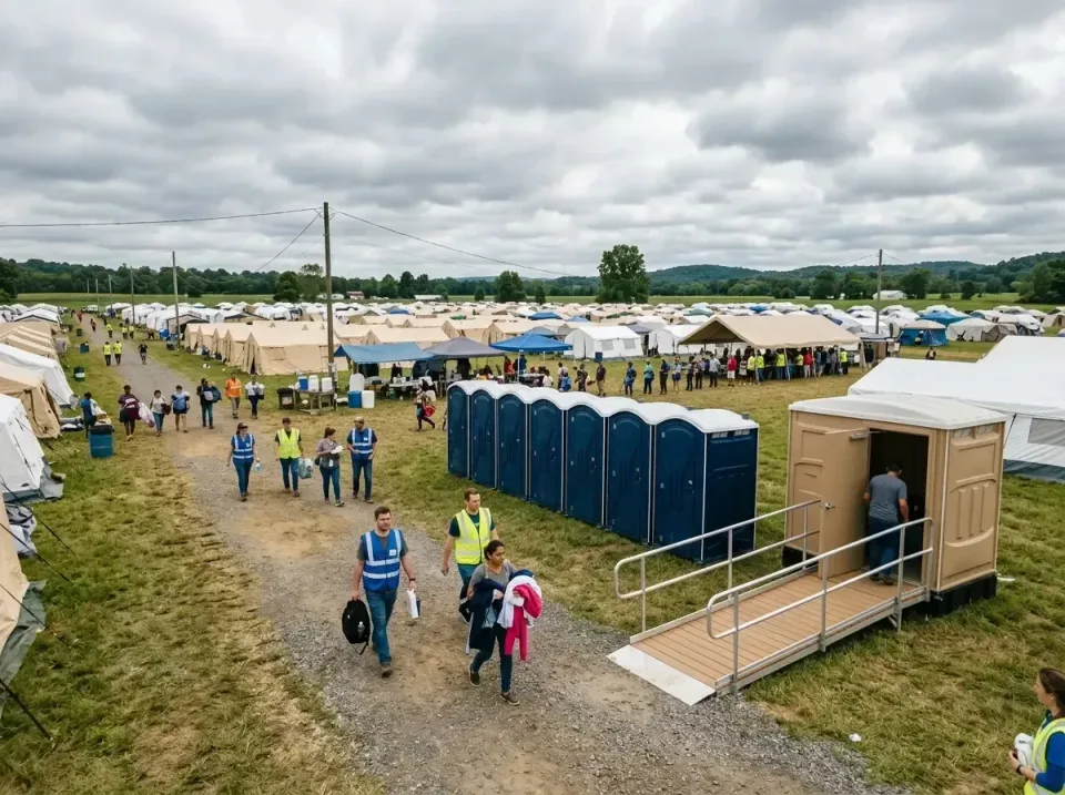 disaster-relief-camp-restrooms-010 — frequently asked questions, Dumpster & Portable Bathrooms Rental in North York, PA